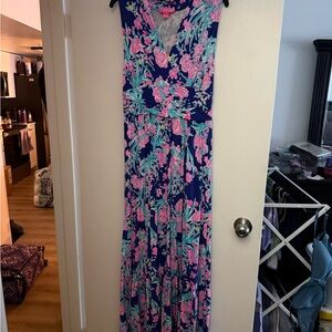 Lilly Pulitzer Floral Maxi Dress